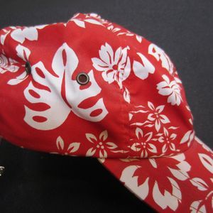 Hawaiian print sporty womens baseball cap by Strand Headware - One size